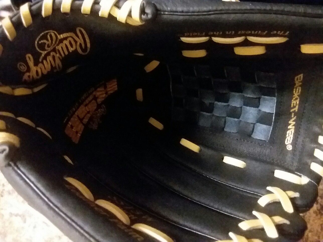 RAWLING SOFTBALL 13IN LEATHER PALM