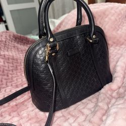 Microguccissima Mini Dome Bag Black