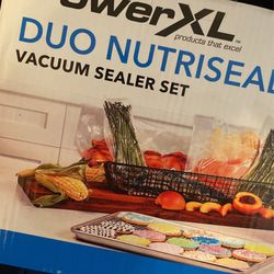 power xl, Kitchen, Power Xl Duo Nutrisealer Vacuum Sealer Set