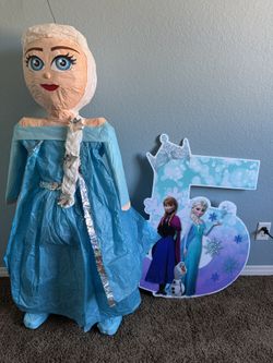 Elsa Pinata And Number Sign $30