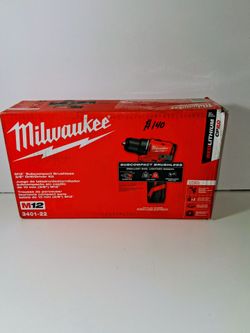 Milwaukee M12 Subcompact Brushless 3/8" Drill/Driver Kit