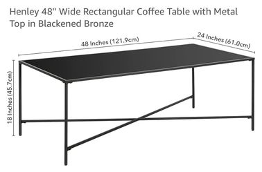 New coffee table new in box