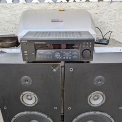 Sony Receiver....185 Watts  W/12" Wooders