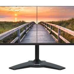 Planar Systems Heavy Duty Dual Monitor Stand, Supports 2 monitors from 15"-24", Max weight of 26 lbs per monitor
