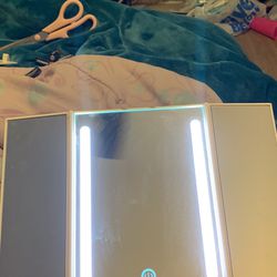 Led mirror for makeup vanity 