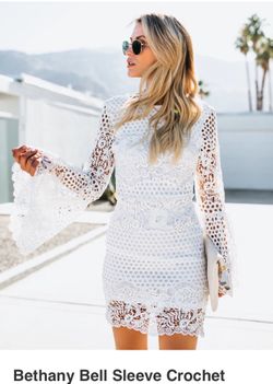 Vici crochet deals dress
