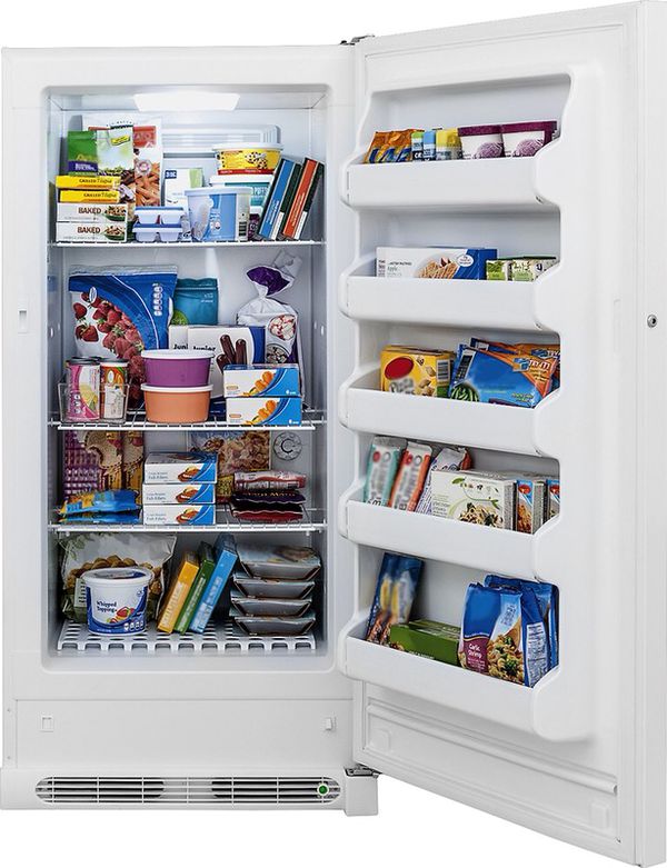 Frigidaire - 13.8 Cu. Ft. Upright Freezer - White for Sale in ...