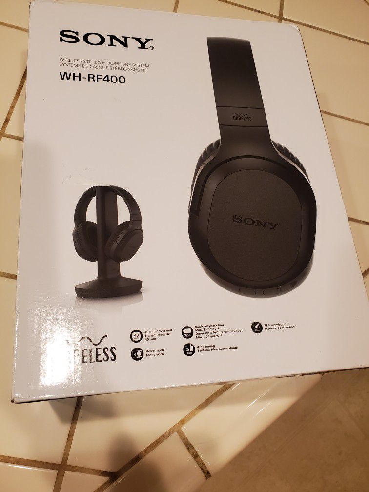 Sony Wireless Headphones WH-RF400