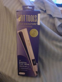 Hot Tools Pro Signature Lavender Collection 1" Digital Flat Iron-Opened Box-New