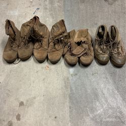 Military Boots, New And Used, Multiple Sizes