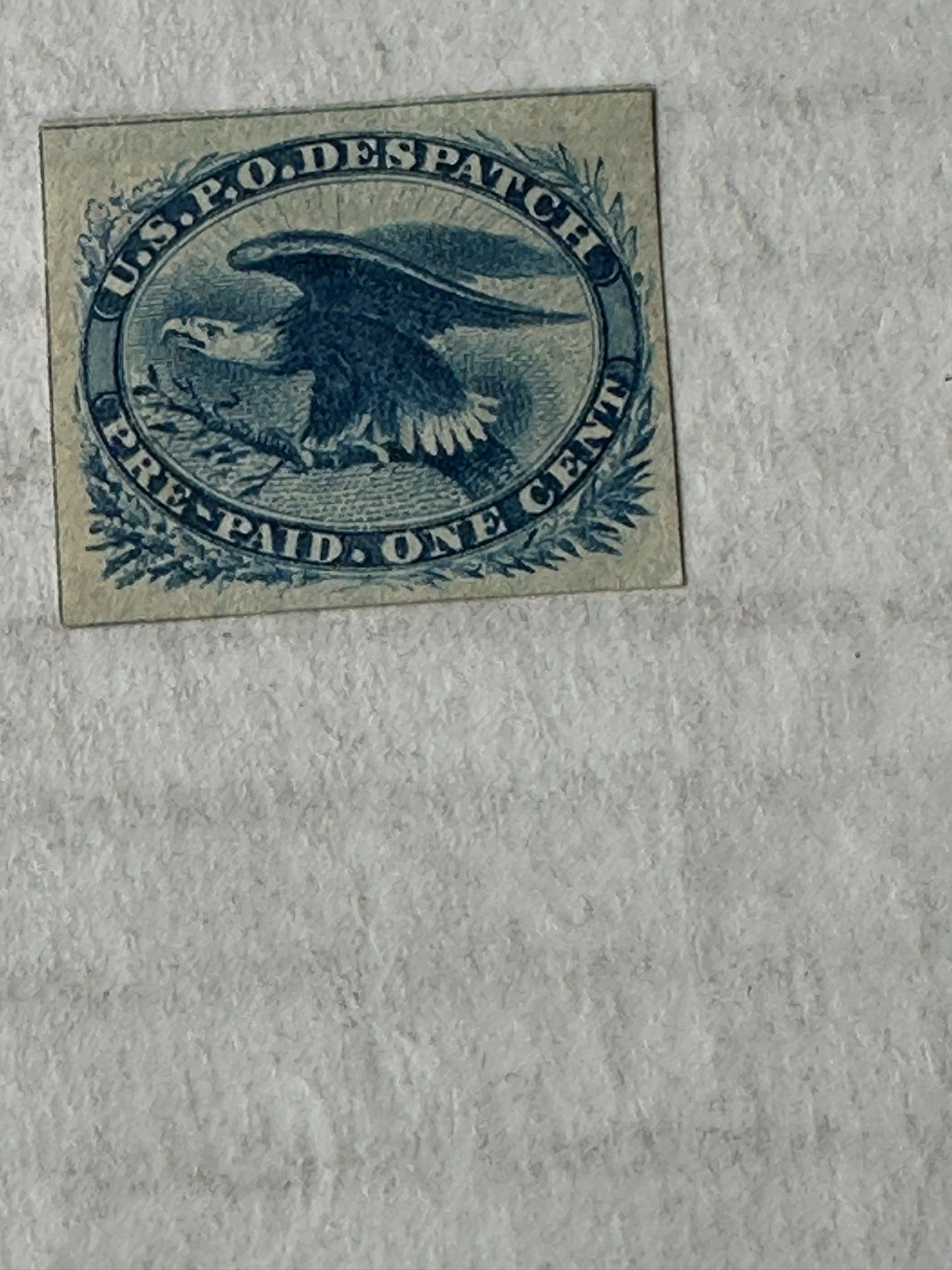 United States LO5 Cut Square American Eagle Mint Hinged