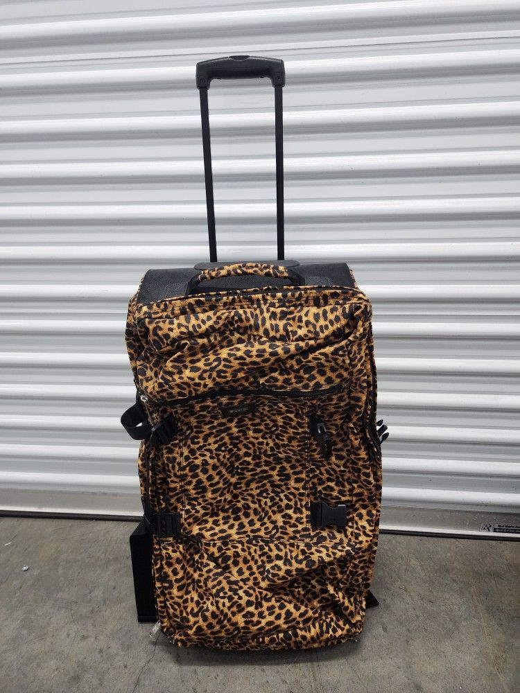 Victorias Secret PINK Leopard Luggage Bag