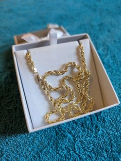 10k Diamond Cut Rope Chain