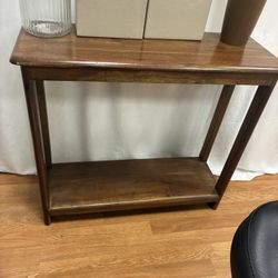 Wood Console 