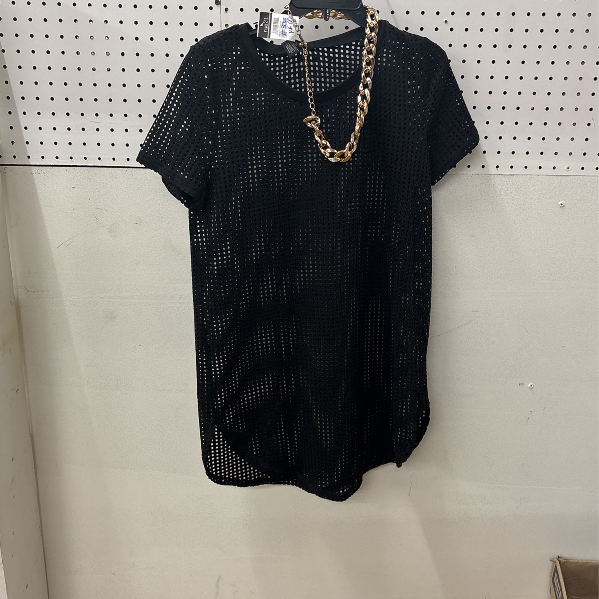 Black Net Dress