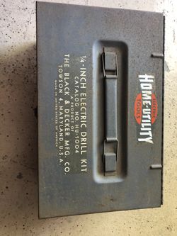 Black and decker drill kit vintage high-quality