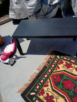 Small black coffee table $20