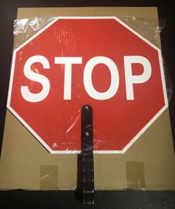 18” Stop/Slow Traffic Paddle-Brand New!