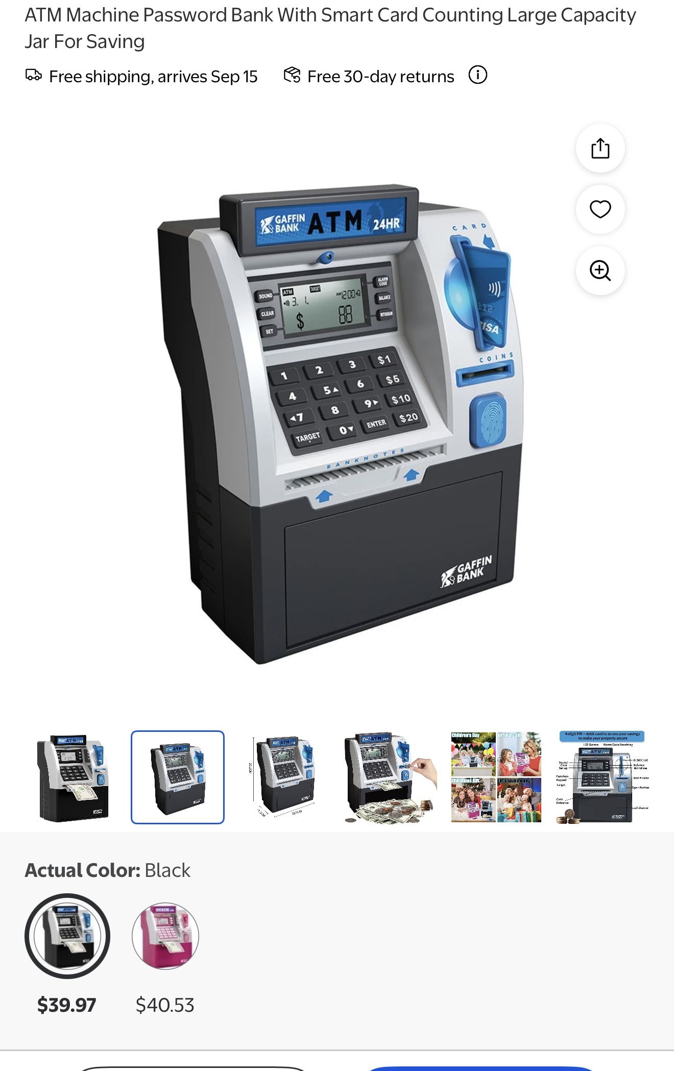 New PeggyBank/Saving Machine READ DESCRIPTION