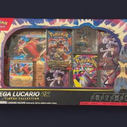 1x Mega Lucario Ex Figure Box