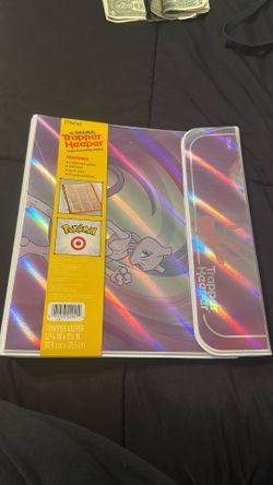 Pokemon: 2x Ring binders, Mew, and Gengar, with Mew notebook