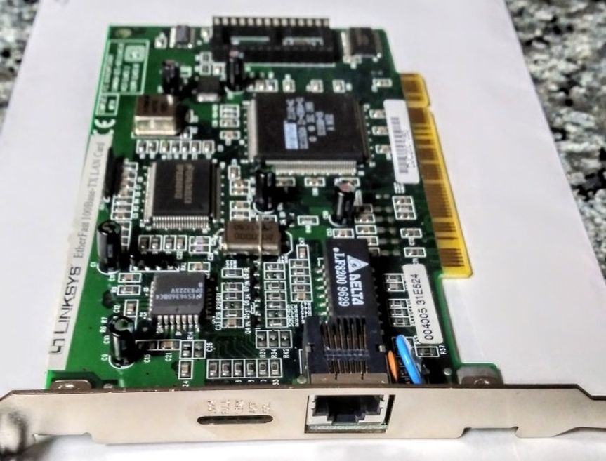 Linksys Ethernet Lan Card
