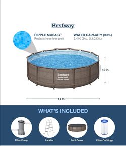 Above ground swimming pool