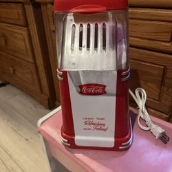 Coca Cola Hot Air Popcorn Maker