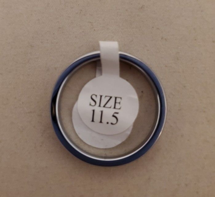 Three Keys Tungsten Ring (Size 11.5)