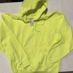 Jerzees Bright Yellow Hoodie Size Med