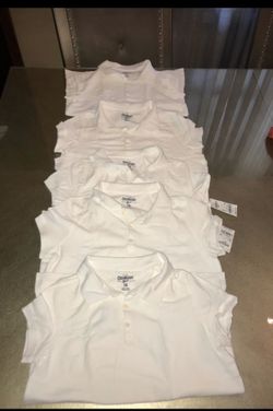 White t-shirts girls size 14 $5 each