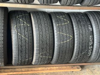 SET OF TIRE 235 50 19 CONTINENTAL 85% LIFE