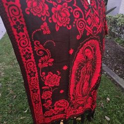 Gaban Poncho Virgen Guadalupe. Virgen Maria