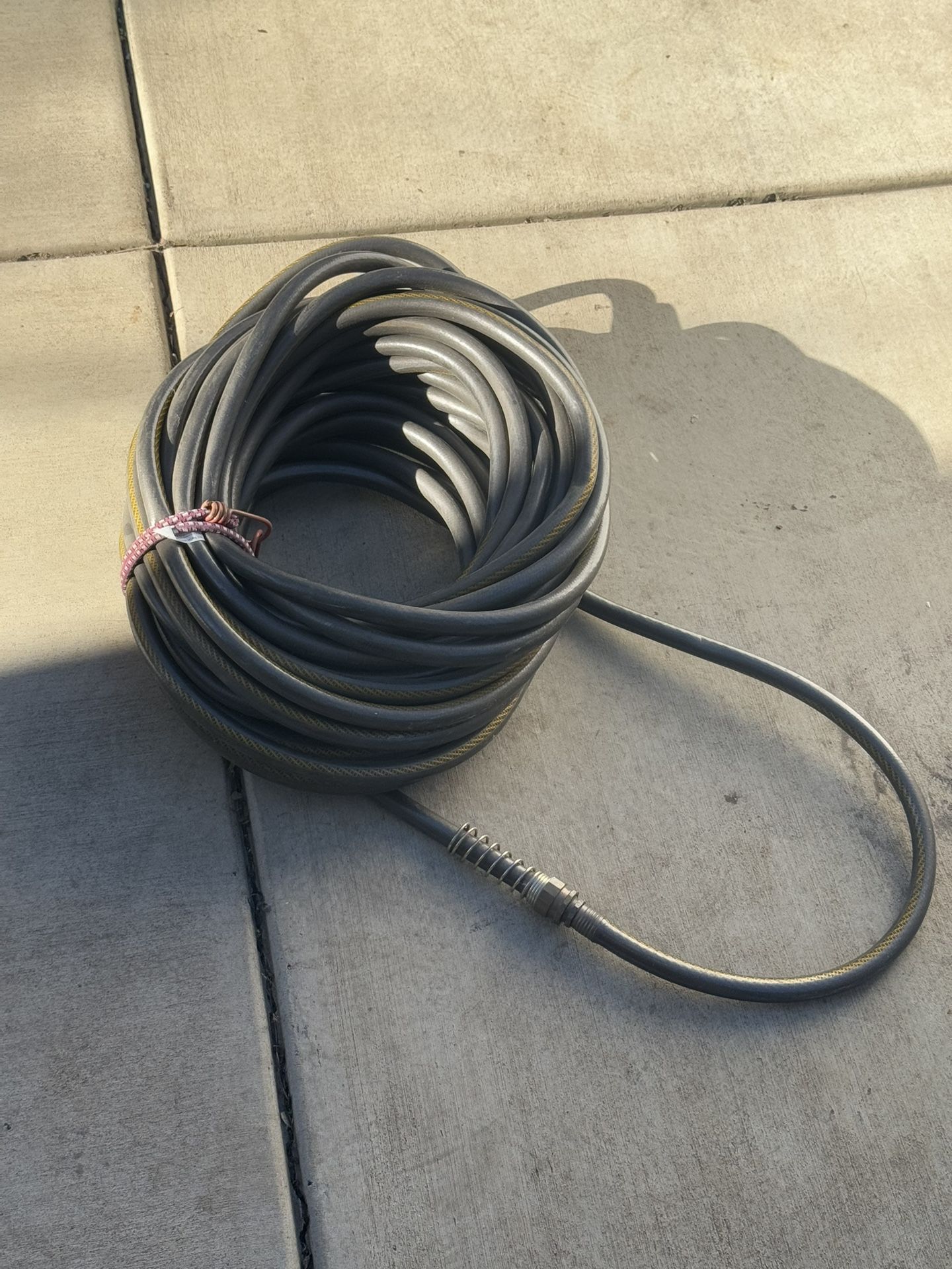 The hose is about 100F.