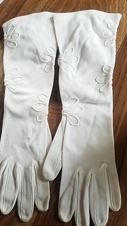 vintage opera gloves