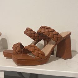 Brand New Nude Rope Heels / Wedges 