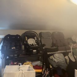 booster seat and car seat 