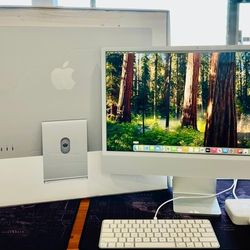 APPLE IMAC 24” 🖥️ 2021 M1 16GB 1TB Silver IN BOX like New With Apple Keyboard TouchID & Mouse!