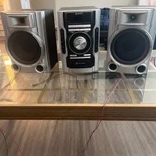 Sony HCD-EC55 Hi-Fi 3 Disc CD AM/FM Stereo Player Set w/ SS-EC55S Speaker System