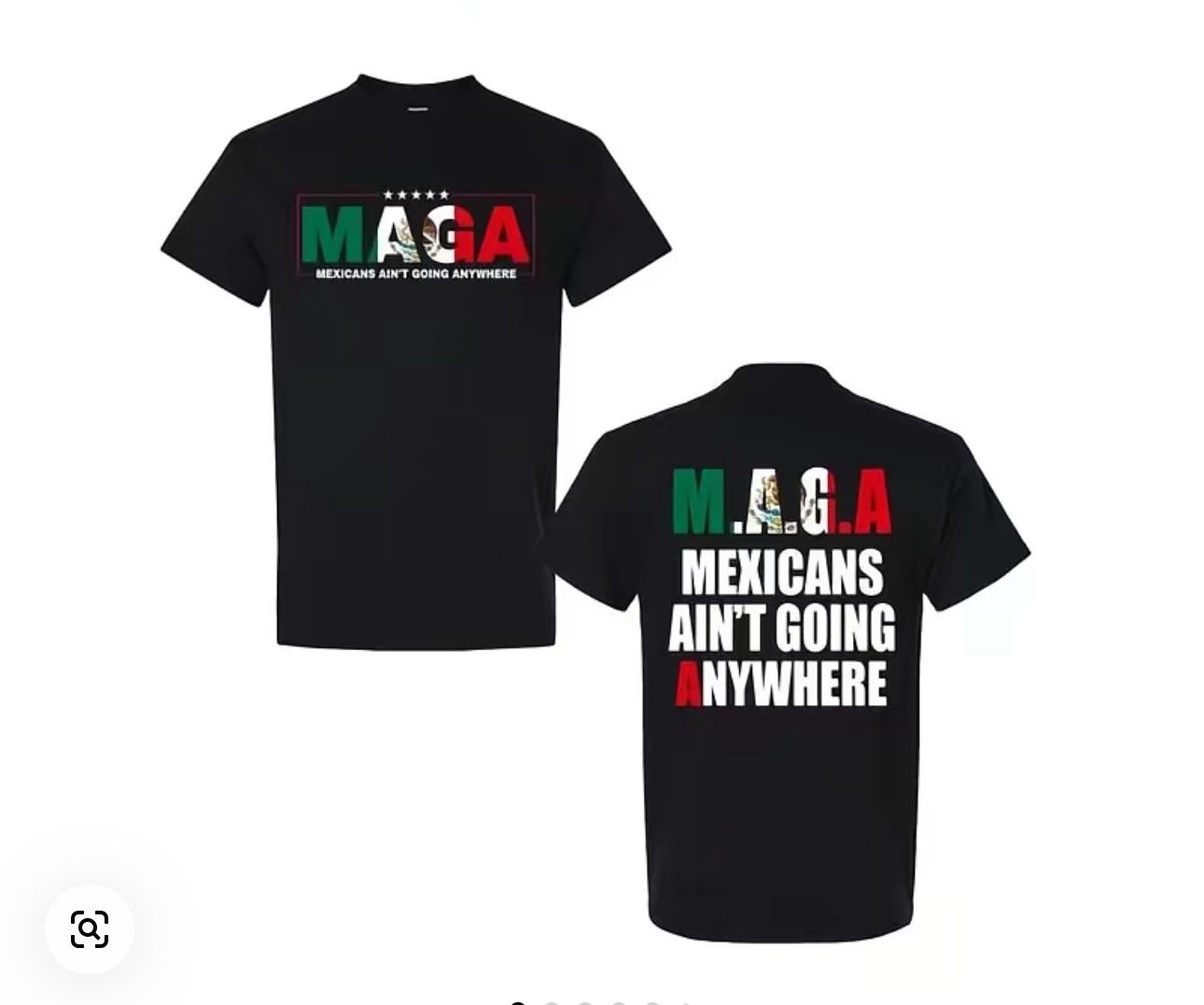 MAGA Brand New T-Shirts (Mexicans Ain’t Going back)