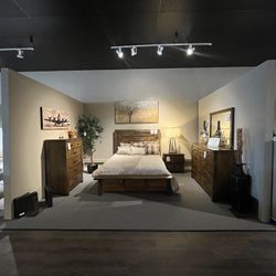 Brown 4PC Queen Bedroom Set