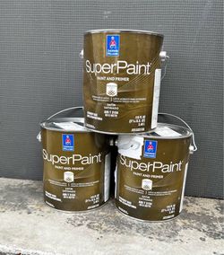 Exterior Superpaint. Bronze color. Satin 3 gallons