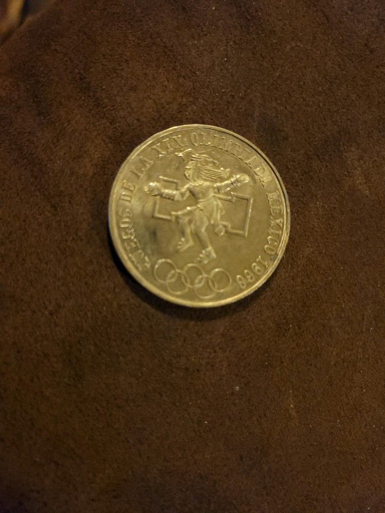 1968 Olympics Coin