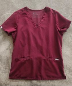 Maroon Scrub set
