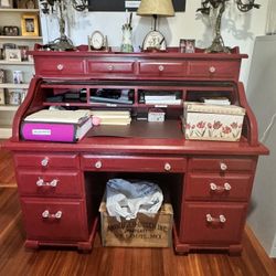 Red Desk And Chair - FREE