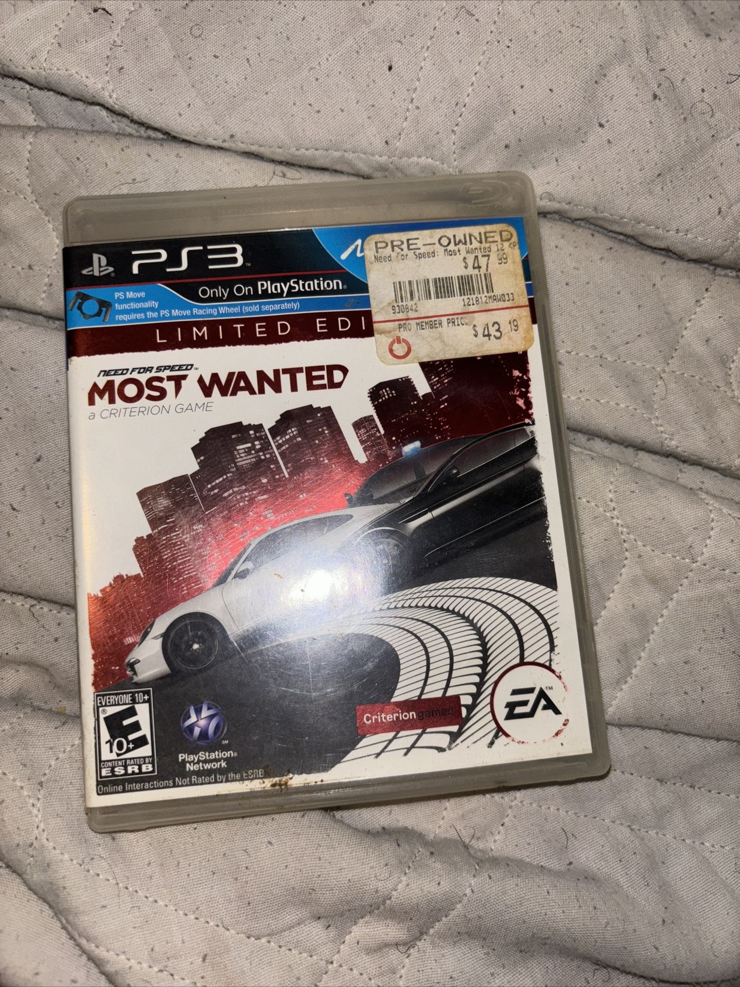 Need For Speed: Most Wanted Limited Edition / PlayStation 3 PS3 / CIB / Tested