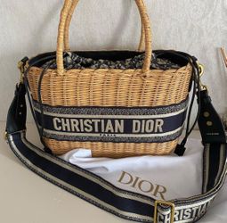 Luxury Wicker Basket Bag