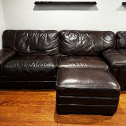 Leather Sofa 95123