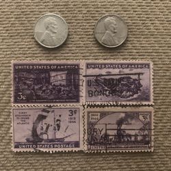 Historic Stamps And Coins From WWll