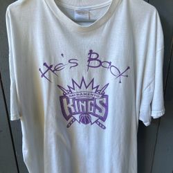 Sacramento Kings "He's Back" Vintage NBA T-Shirt